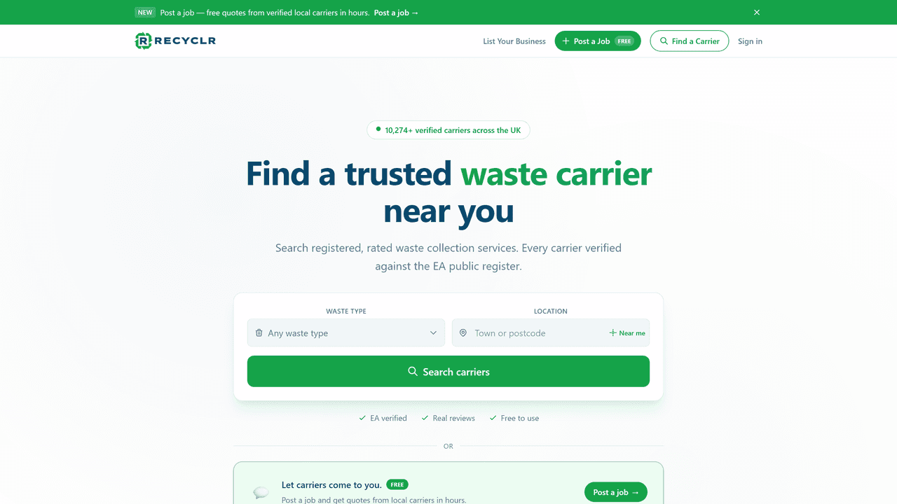 Recyclr screenshot